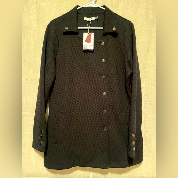 Simply Noelle Jackets & Blazers - Simply Noelle Black Quilted Trench Coat